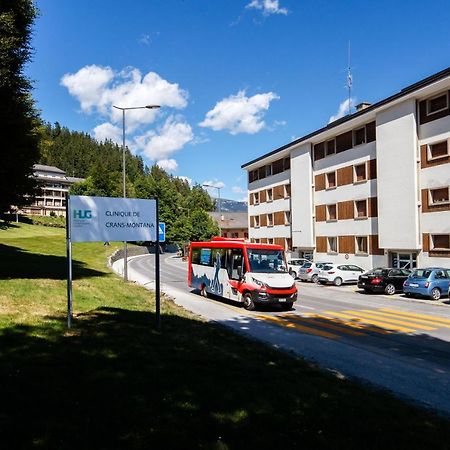 Magnifique Appartement Proche Du Centre Et Du Ski Crans-Montana Exteriör bild