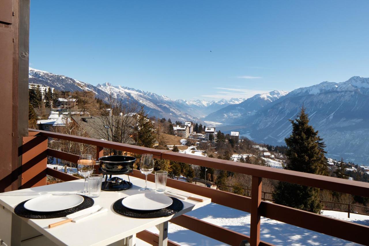 Magnifique Appartement Proche Du Centre Et Du Ski Crans-Montana Exteriör bild