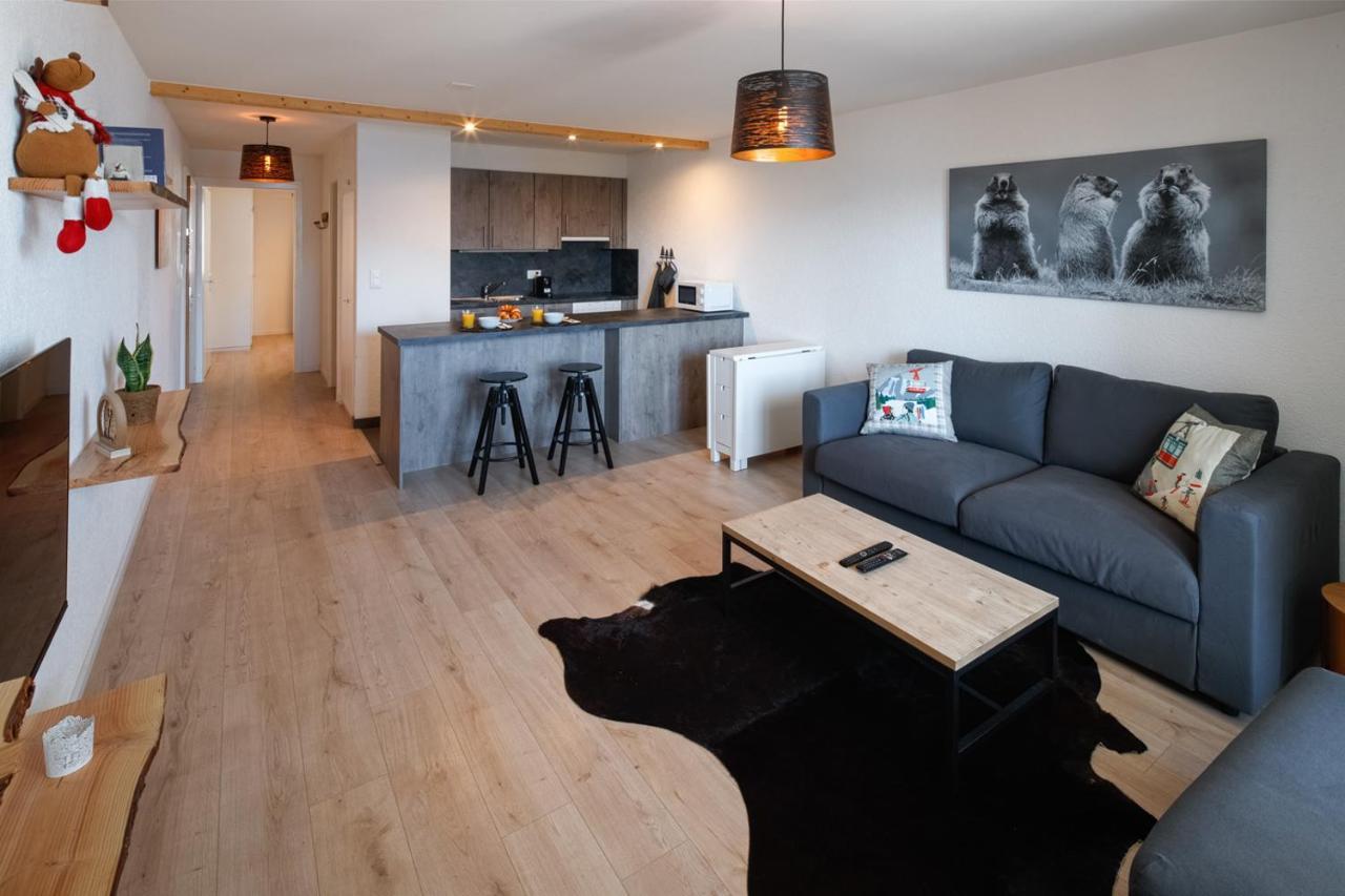 Magnifique Appartement Proche Du Centre Et Du Ski Crans-Montana Exteriör bild