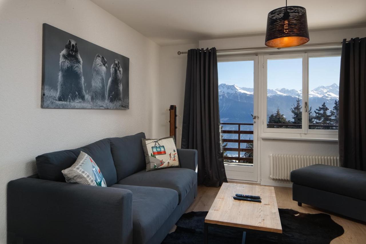 Magnifique Appartement Proche Du Centre Et Du Ski Crans-Montana Exteriör bild
